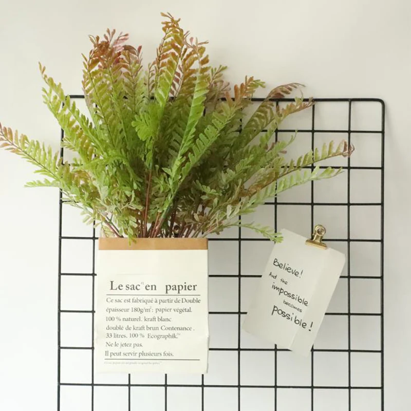 

Artificial Plants Green Grass Plastic Flower Simulation Grass plant Desktop Decor for Garden Outdoor Decoration Fake Green Plant