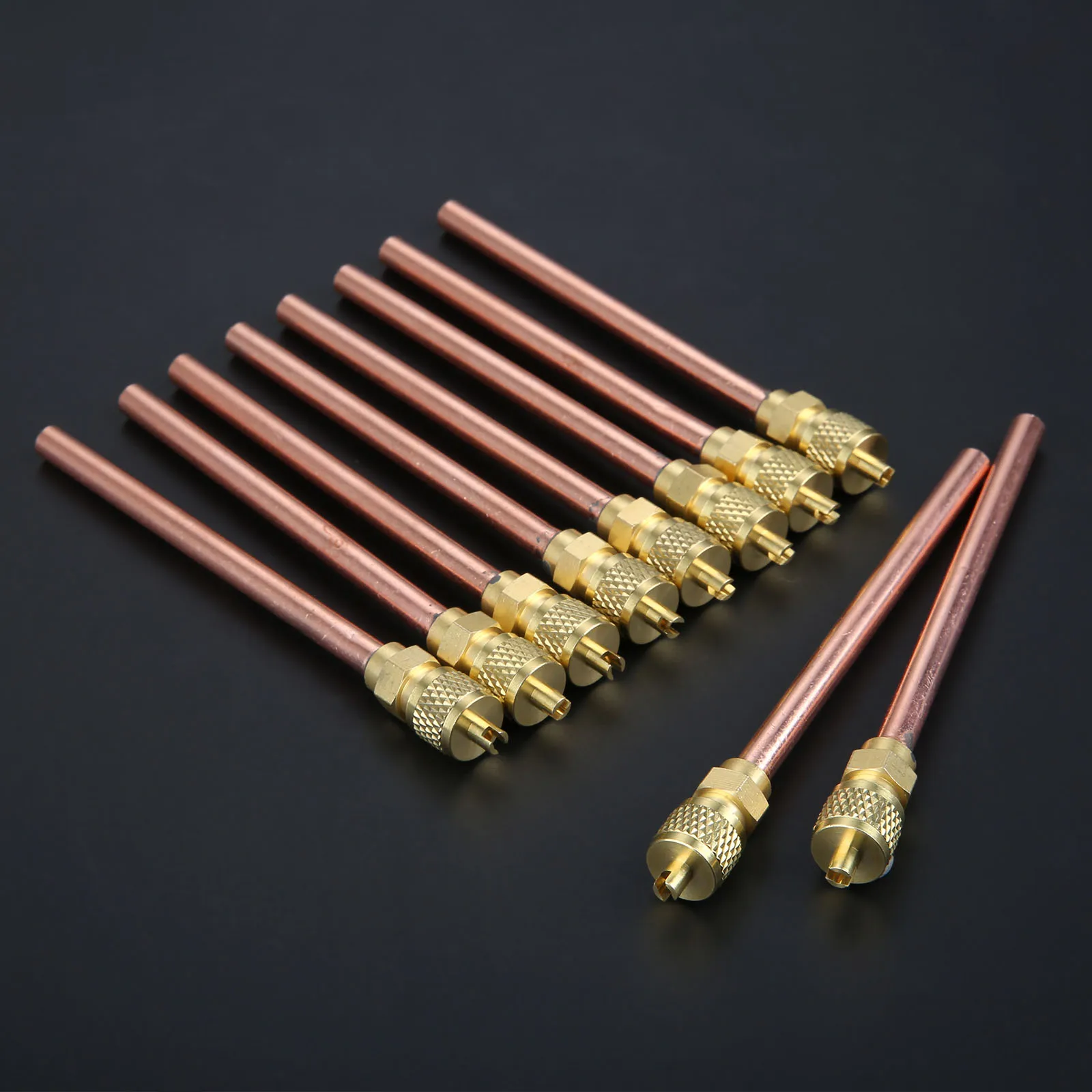 

Латунные клапаны 1/4 дюйма SAE X 1/4 дюйма OD X 4 дюйма, 10 шт.