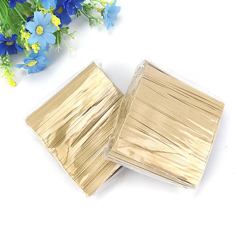 1000 шт. 8 см бумажные белые крученые Галстуки для вечерние хлеб кофе пакеты торт