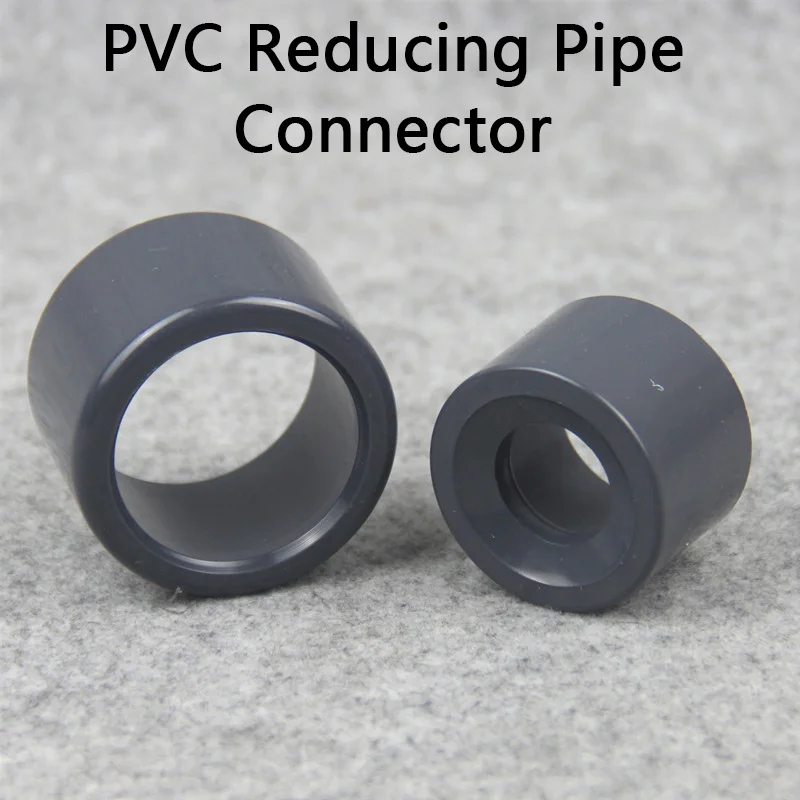 

1pcs PVC Reducing Pipe Connector Bushing Garden Irrigation Water Pipe Joints Double Water Supply Pipe Filling Core Pipe Fittings