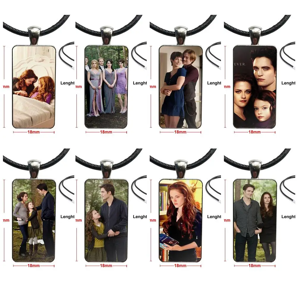 Женское вечернее ожерелье Bella In The Twilight Saga длинная цепочка прямоугольное