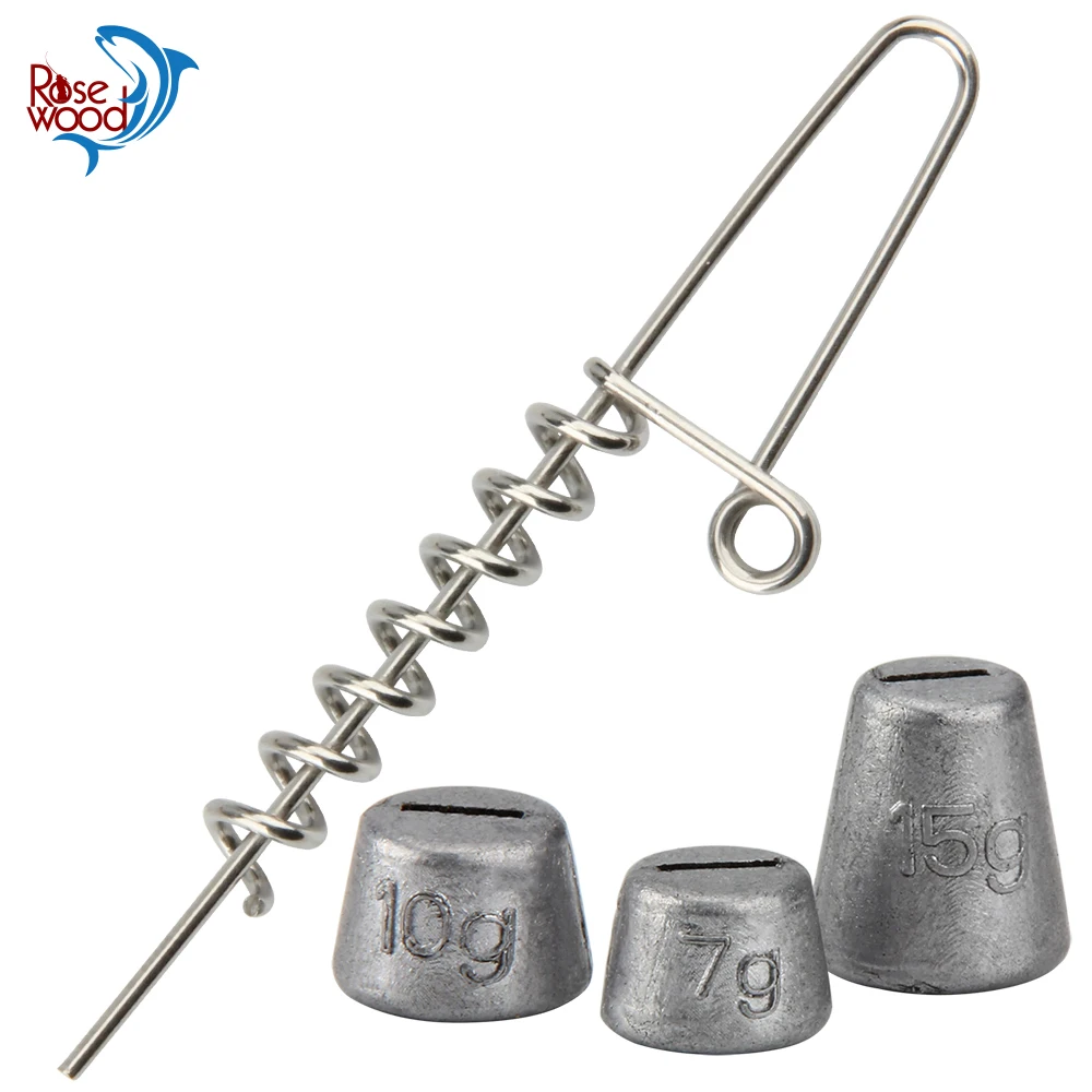 Свинцовые грузила многоуровневая винтовая система тяжелая неглубокая приманка