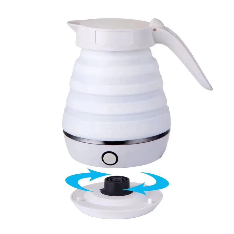 

Automatic Electric Kettle Travel Stainless Steel Small Foldable Kettle Portable Silicone Bouilloire Kitchen Utensils EB50SH