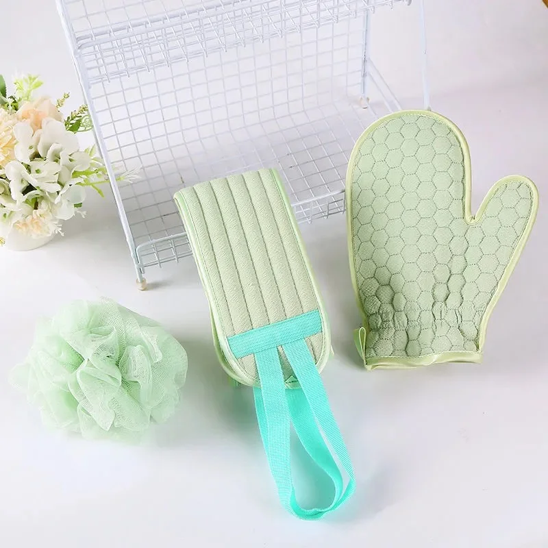 

Exfoliating Gloves Cocoon Silk Peeling Mitt Purifying Skin Bath ponges Et Brosses Chuveiro Esponja Bao