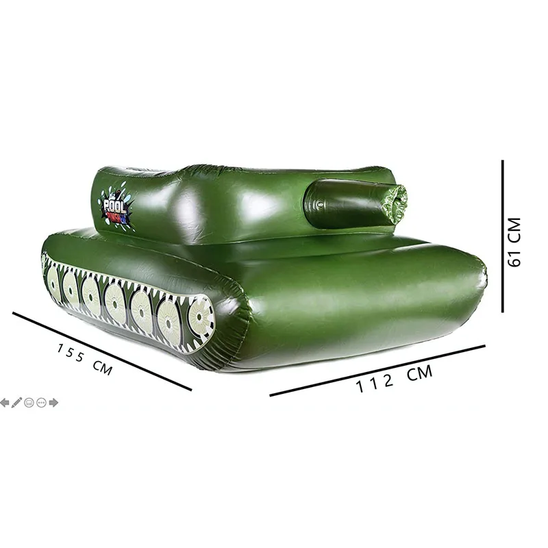 

New Inflatable Swimming Ring Swimming Pool Tank Touch Jet Water Spray Gun