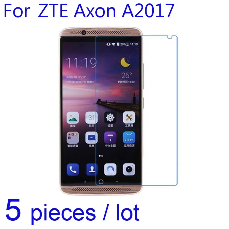 

5pcs/lot Soft Clear/matte/Nano Anti-Explosion Protective Film for ZTE Axon 7 A2017 Phone Screen Protectors LCD Guard