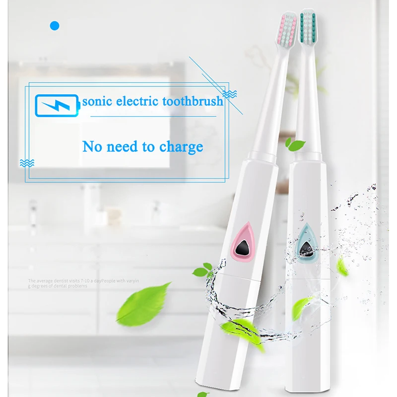 Электрическая зубная щетка ZK30 без аккумулятора водонепроницаемая звуковая