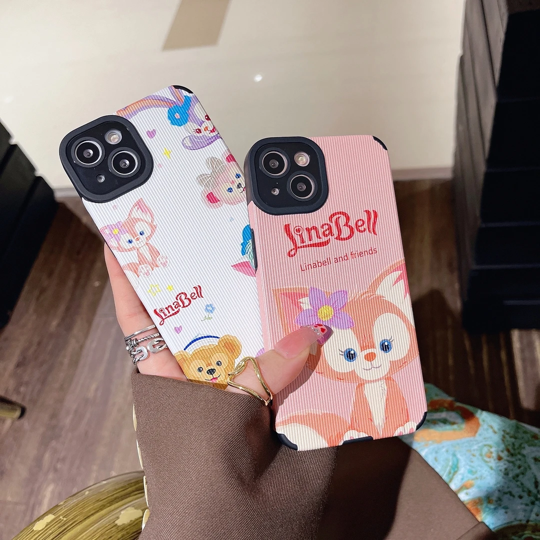 

Pink Cartoon pattern Antiskid Soft Case for iPhone 11 11Promax 7P 8plus xsmax xr x xs 12Promax 12pro 13 13Promax