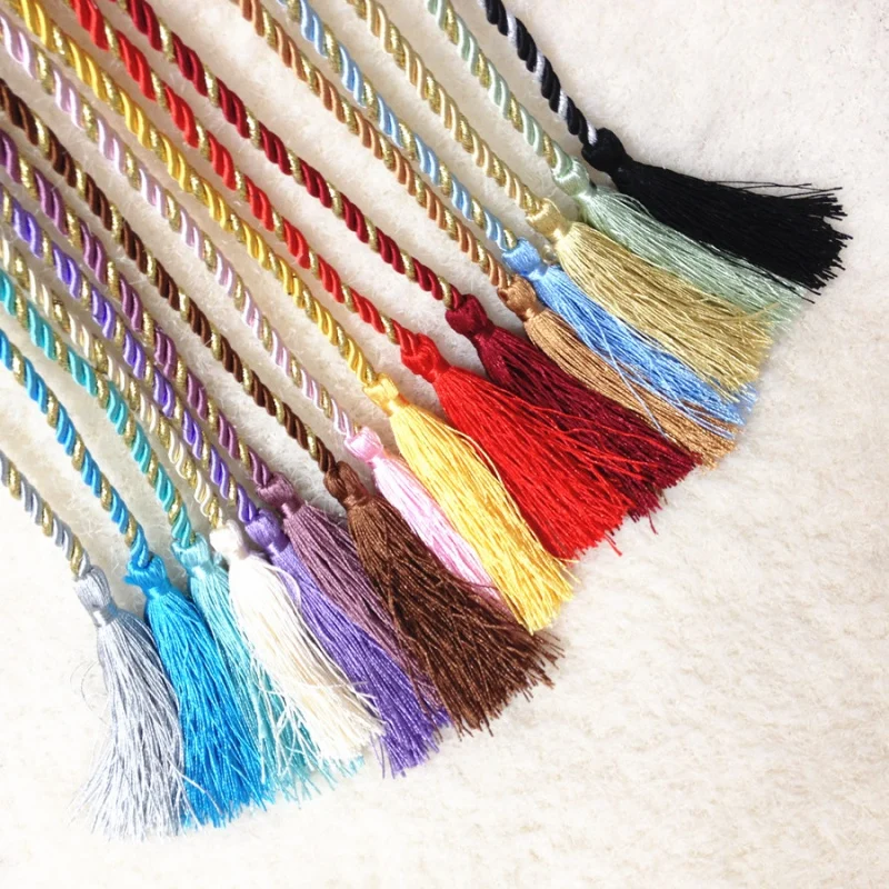 Шнур с кисточками хлопковый шнур для занавесок искусственные шторы декоративный