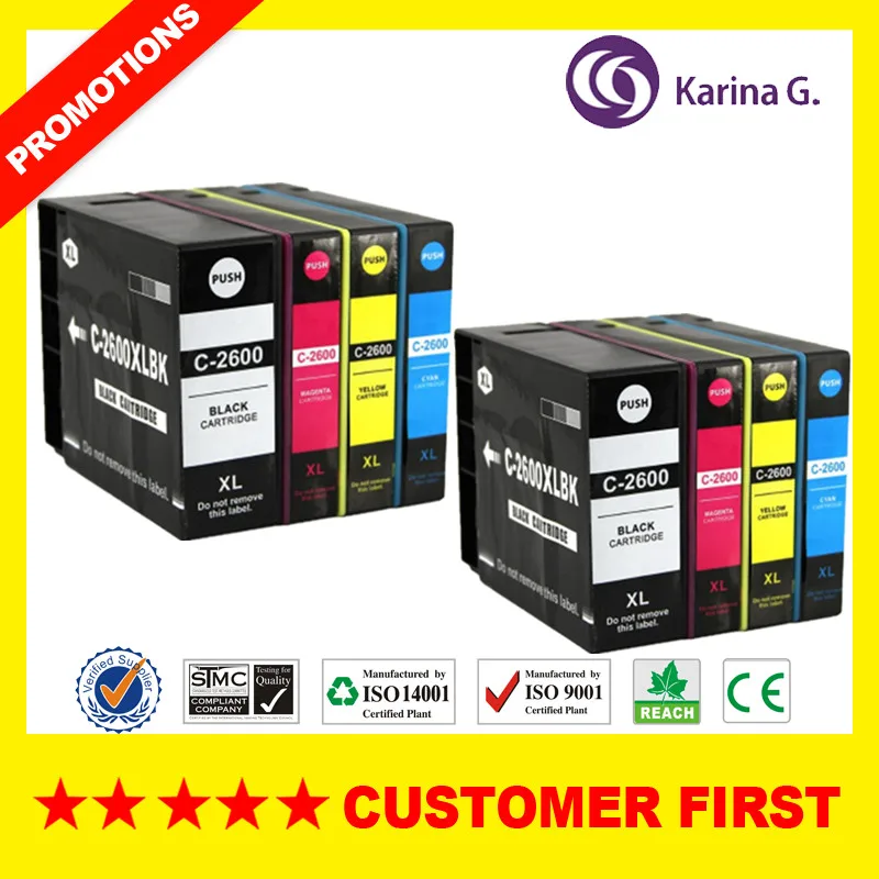 Совместимый с Canon PGI2600 для MAXIFY IB4060 MB5060 MB5160 MB5360 MB5460 и т. Д.|ink cartridge|compatible ink cartridgeinkjet