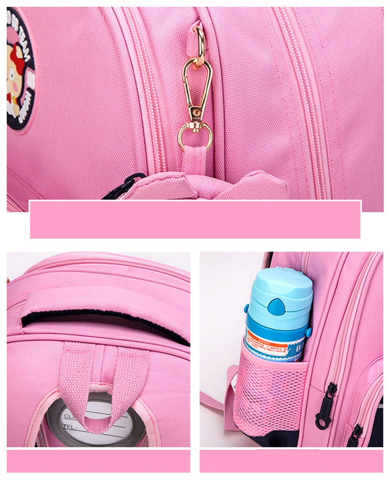 Backpack School Bags for Girls Children Backpacks Primary Students Orthopedic Waterproof Schoolbag Kids BookBag rucksack mochila