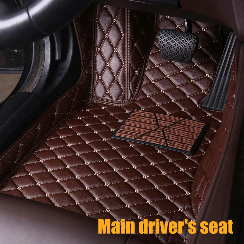 Coffee Пользовательские автомобильные коврики для Audi A6L R8 Q3 Q5 Q7 S4 S5 S8 RS TT Quattro A1 A2 A3 A4 A5 A6 A7 A8 автомобильные аксессуары для укладки коврик для ног - Название цвета: Coffee