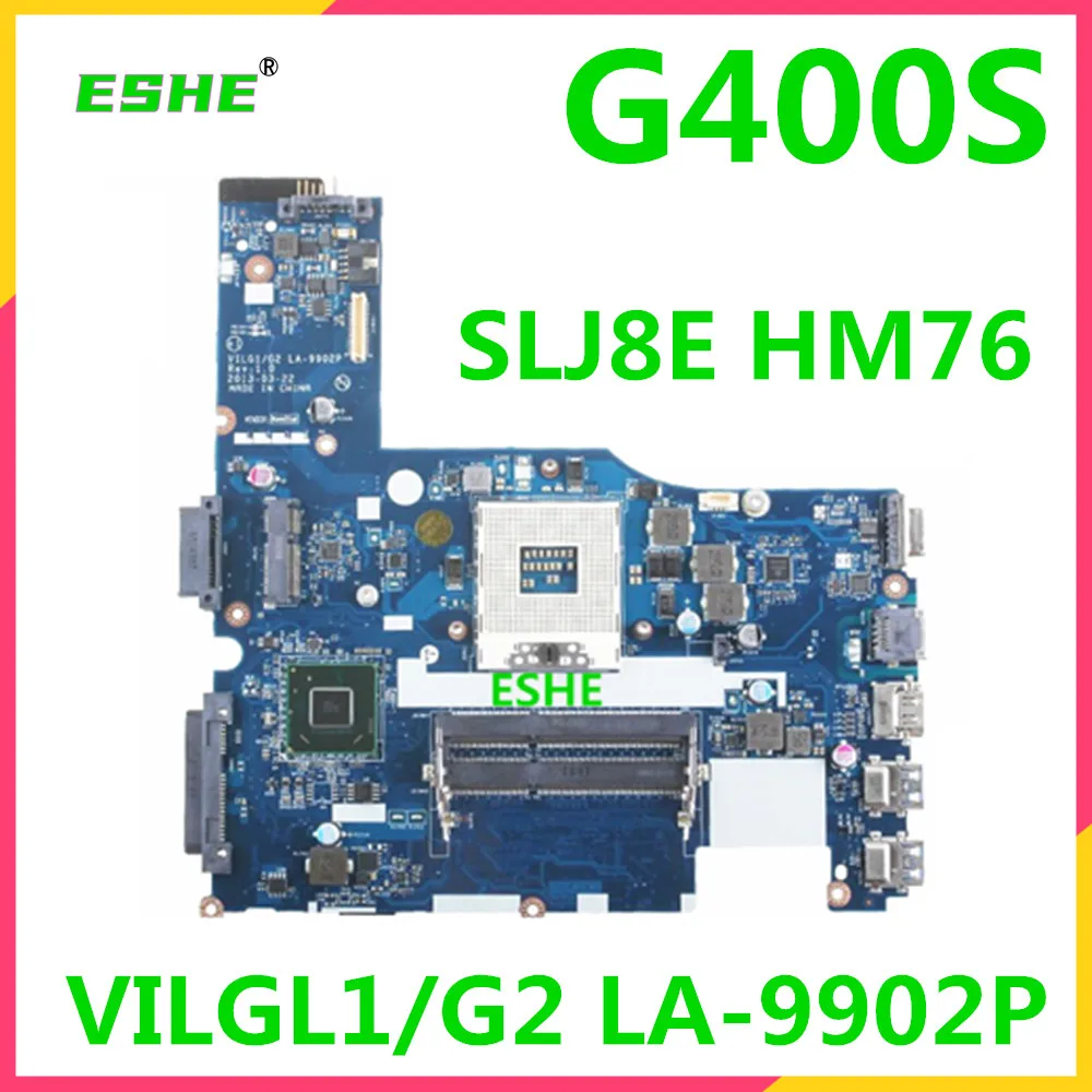 Материнская плата VILGL1/G2 для ноутбука Lenovo Ideapad G400S, 14,1 дюйма, SLJ8E HM76 100%, полностью протестирована и высокого качества