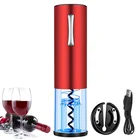 Автоматическая Беспроводная открывалка для бутылок USB Перезаряжаемые Нержавеющаясталь Электрический красное вино бутылок Фольга резак комплект Кухня аксессуары