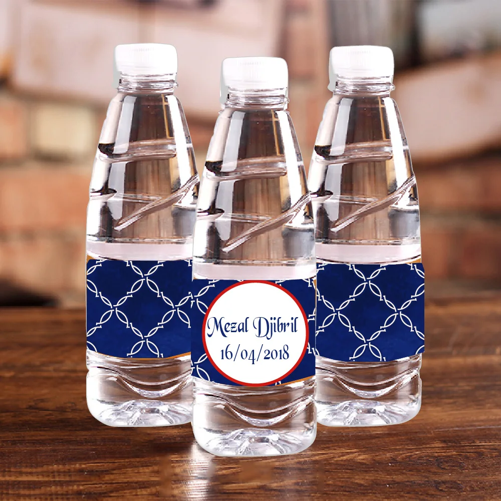 Rikivity 20 шт. персонализированные военно морской флот голубая бутылка для воды