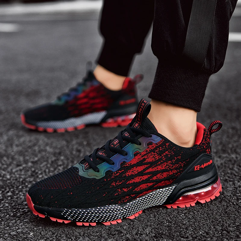 Fashion Air Cushion Sneakers Men Light Air Running Shoes For Men Breathable Gym Sneakers Man Marathon Shoes zapatillas hombre