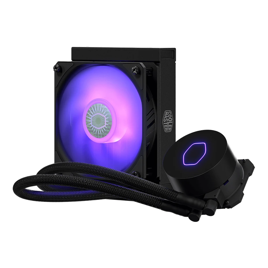 Кулер Master ML120L V2 RGB для процессора водяное жидкое охлаждение с 120 мм 4 контактным