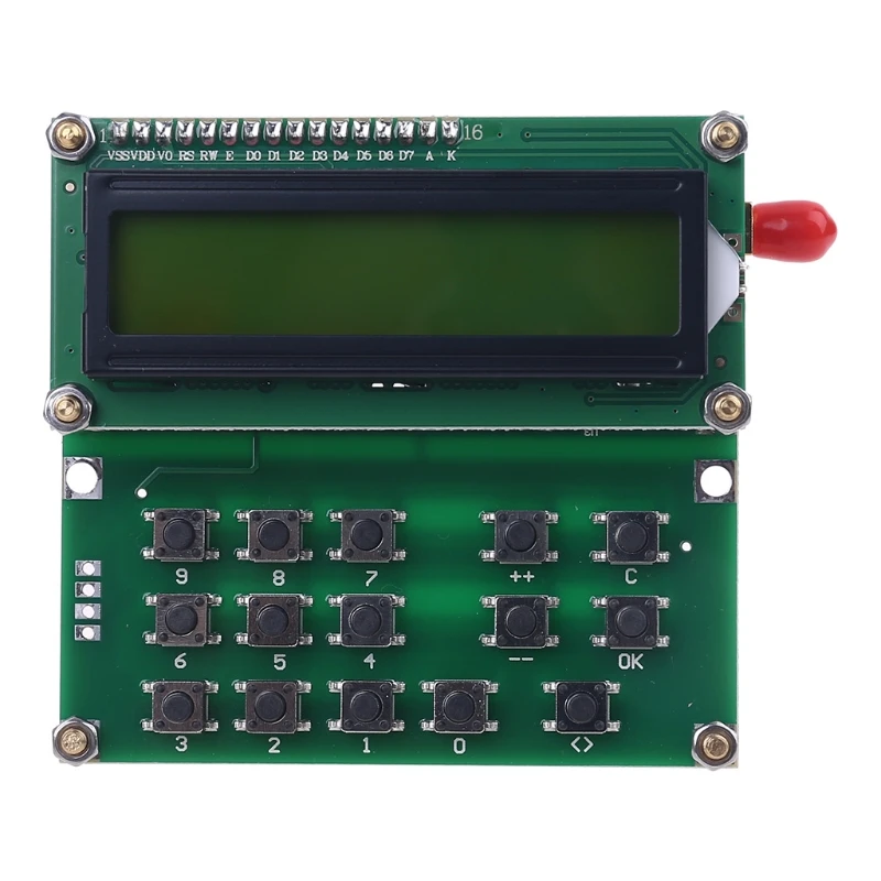 

1602 LCD RF Signal Generator 35MHz -4000MHz Time Source ADF4351 VFO HXY D6 V1.02 R2JF