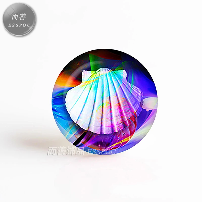 5 шт./лот ракушки в виде морской черепахи Дельфина круглые стеклянные кабошоны