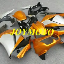 Инъекции обтекатель комплект для KAWASAKI Ninja ZX250R 08 09 10 12 EX250 ZX 250R 2008 2010 2012 оранжевый серебро Обтекатели+ подарки KB95