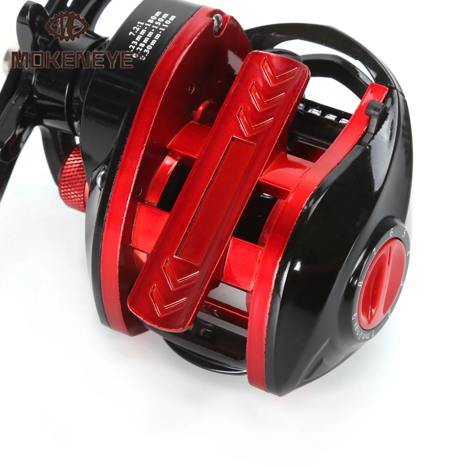 Рыболовная катушка для приманки макс. нагрузка 8 кг 7 2: 1 с ручкой из нержавеющей