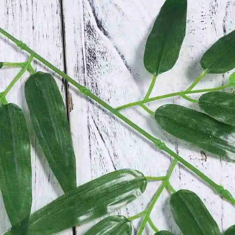 

Artificial plants plastic tropical palm tree leaves decoration accessories plants garden Decorative Photography Imitation h J4H8