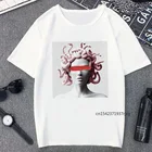 Женская футболка с коротким рукавом, в стиле Харадзюку