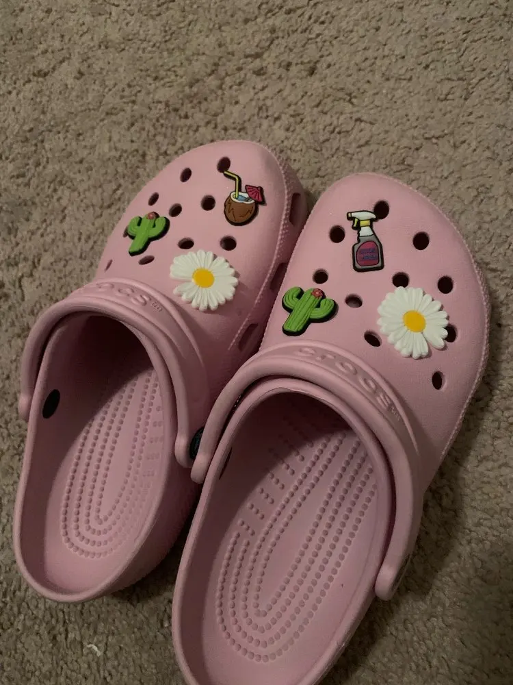 24 шт./лот Симпатичные кофейные кактусы из кокоса ПВХ подвески для обуви