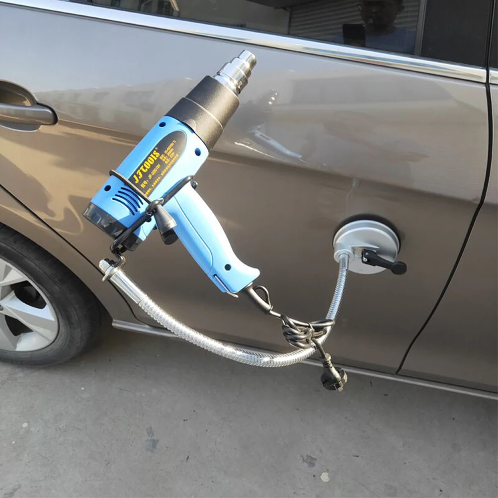 

Heat Gun Suction Cup Holder Flexible Bracket Dent Repair Hot Air Gun Holder Dent Removal Tool A30