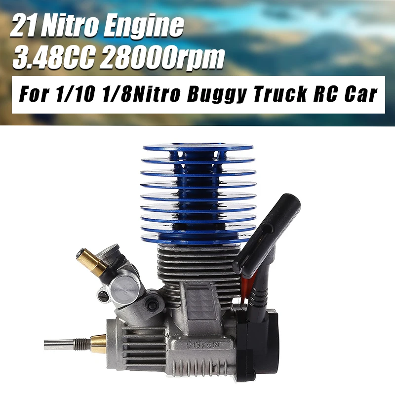 Выхлопной Двигатель Nitro 21 28000 куб. См 1/10 об/мин | Игрушки и хобби
