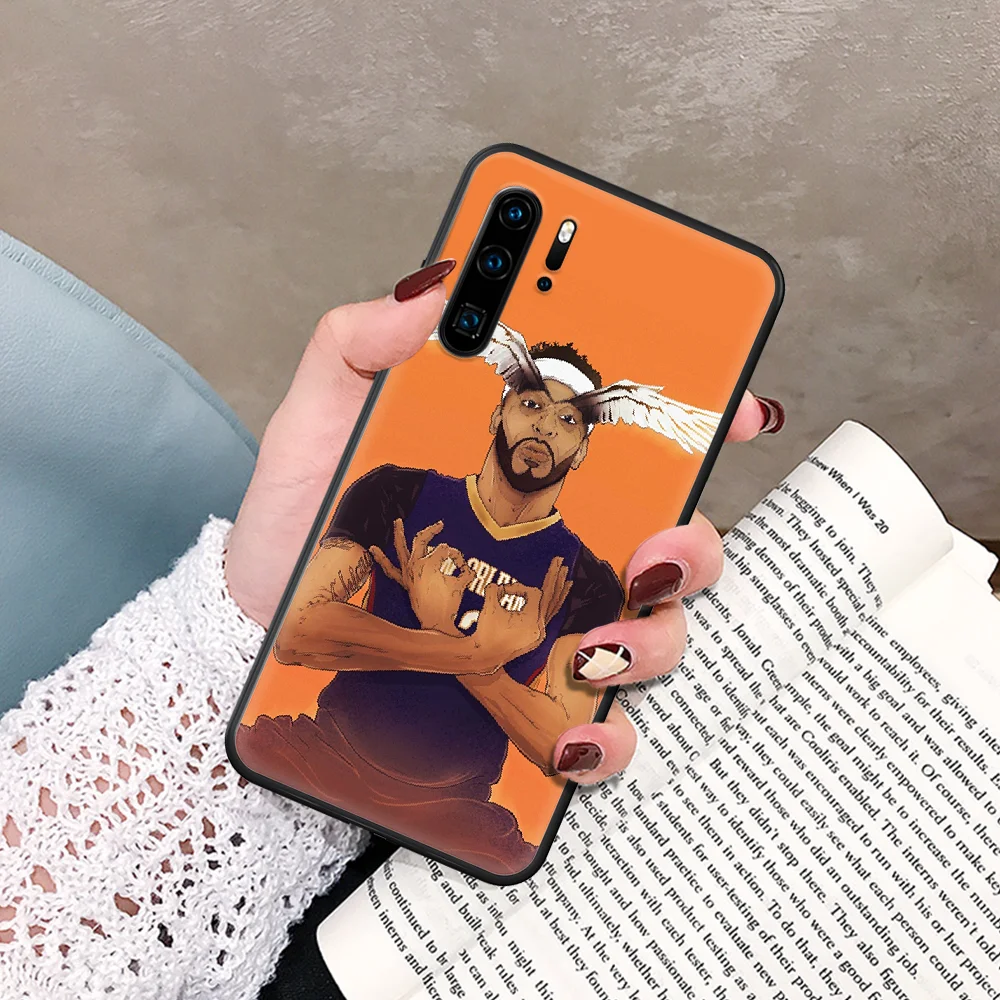 

Anthony Davis basketball star Phone Case For Huawei P Mate Smart 10 20 30 40 Lite Z 2019 Pro black Shell Soft Etui Luxury Back
