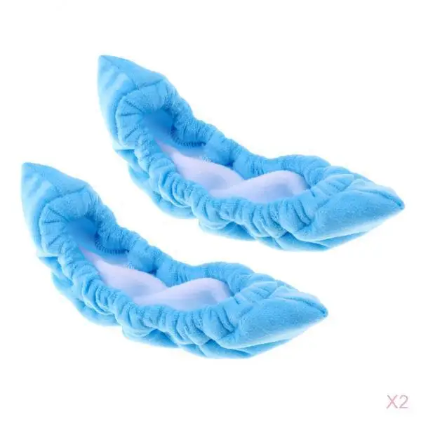 2 пары спортивные хоккейные для лезвий мягкая махровая ткань протектор Soakers