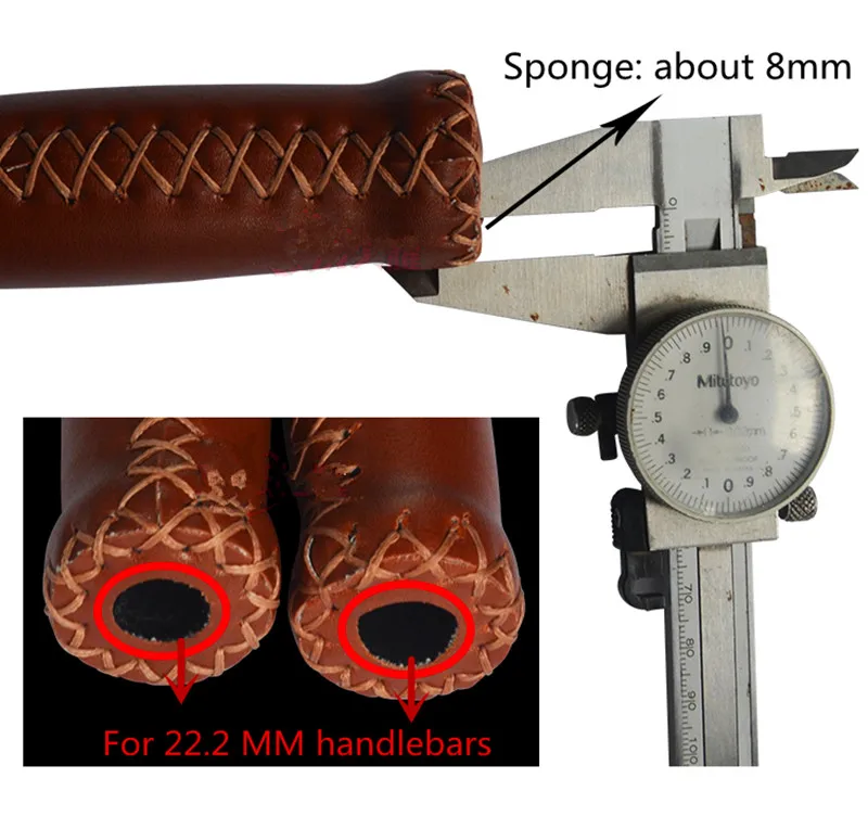 Сверхлегкая высокоэластичная губка для руля велосипеда мягкие кожаные
