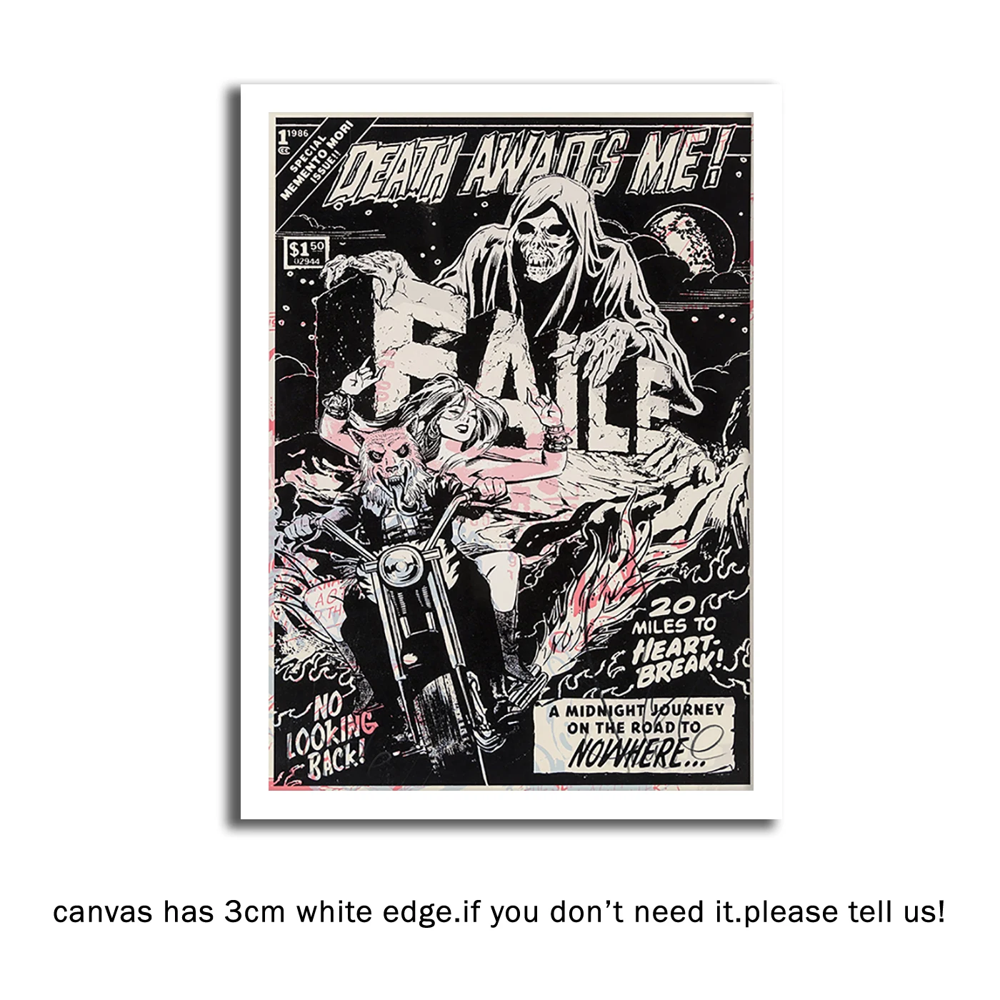 Memento Mori-Современная Художественная печать рисунок в стиле поп-арт сказочный