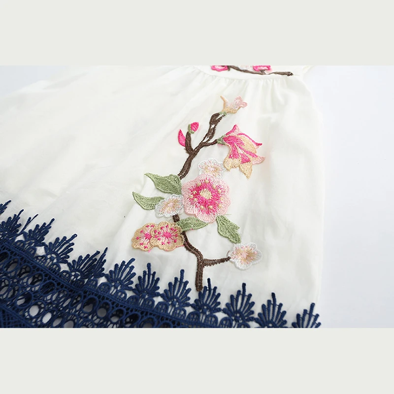 Новая Брендовая детская одежда летнее платье для девочек свадебное принцессы