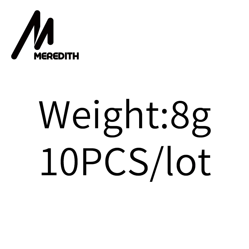 8g-10pcs Мередит 1 г 2 г 3 г 5 г 7 г 10 г 18 г 22 г Кривошип джиг головка крючок рыболовный крючок свинцовая головка приманка жесткая приманка мягкий червь джиг крючок для рыбалки - Цвет: 8g-10pcs