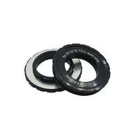 mtb road bike lock wheel set barrel shaft quick release lock ring for 91215mm thru axle bottom bracket cover bike accessories
