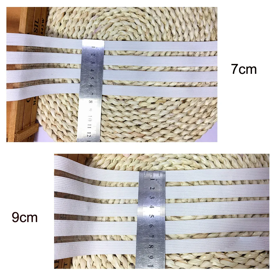 

5 Yards Glitter Mesh Elastic Band Black White 50mm 90mm Width Waistband Garment Sewing Girl Dress Women Clothing DIY Craft