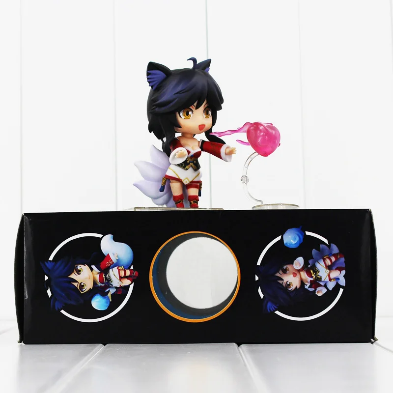 4 &quot10 CENTIMETRI Аниме Nendoroid Ahri 411 по ПВХ фигурка игрушка кукла коллекция|Игровые