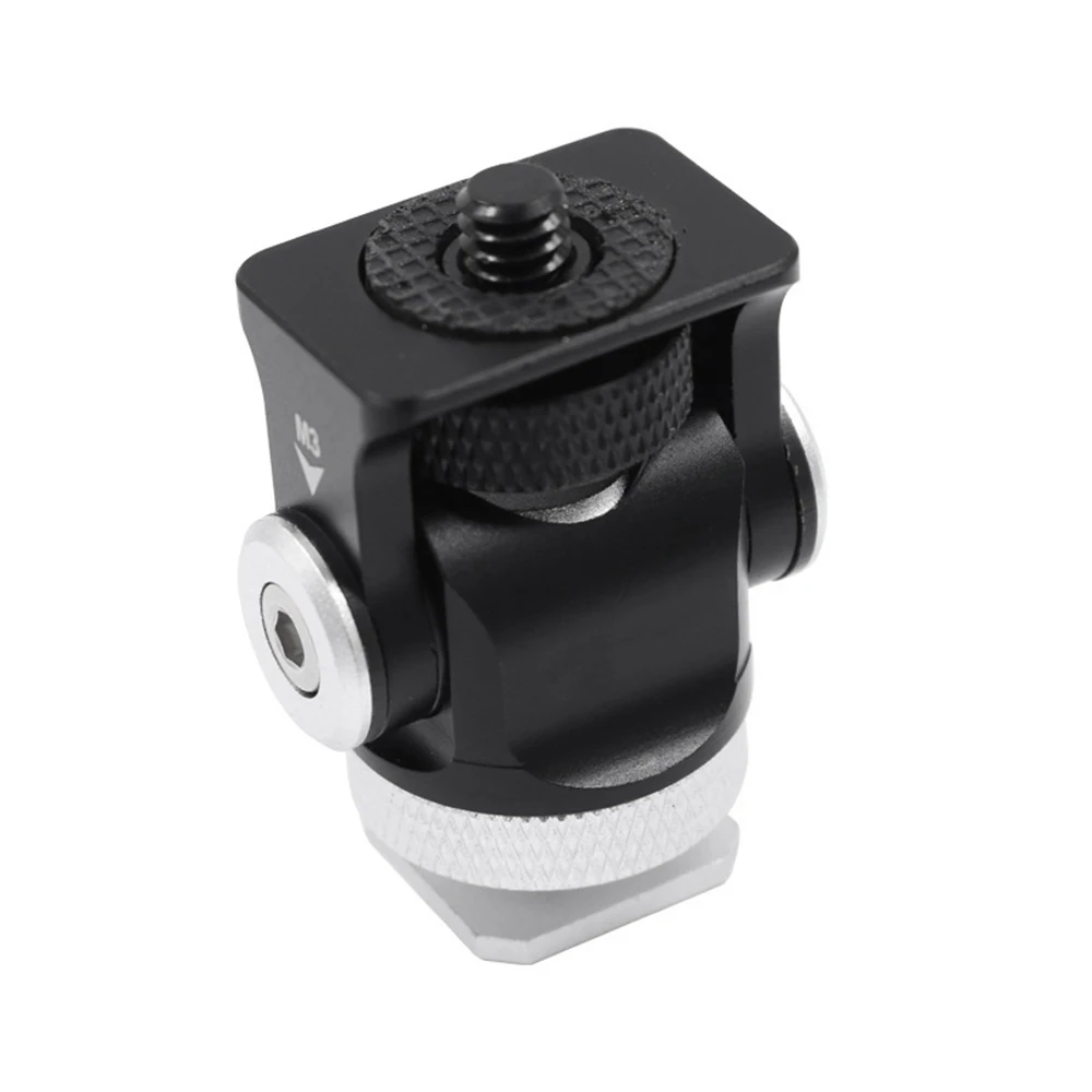

Мини Холодный башмак кронштейн адаптера алюминиевый сплав 1/4 дюйма винтовой разъем для DSLR камеры видео монитор светодиодный светильник