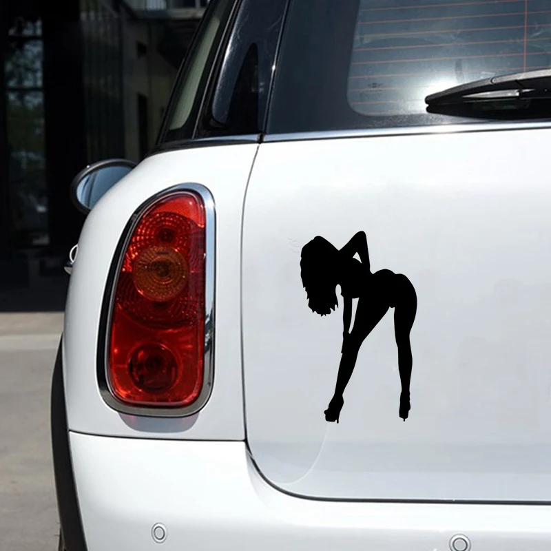 

Hot Reflective Reflective Car Stickers Decal Sexy Girls Temptation Motorcycle Auto Decorative KK18*12cm Vinyl