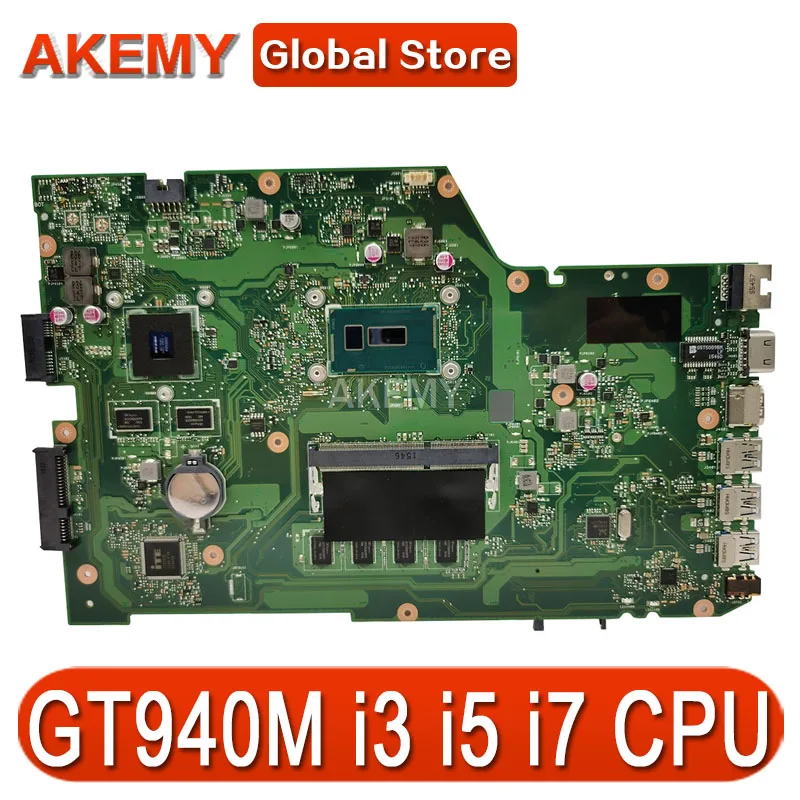 

Материнская плата X751LB REV 2.3 для ASUS X751LJC R752LD X751LN X751LD X751LJ X751LB A751L Материнская плата ноутбука GT940M i3 i5 i7