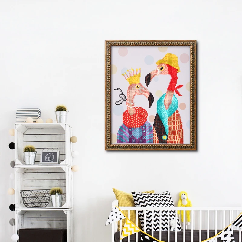 Детская рука diy5D Алмазный Мультфильм Полный творчества дома гостиная картина для