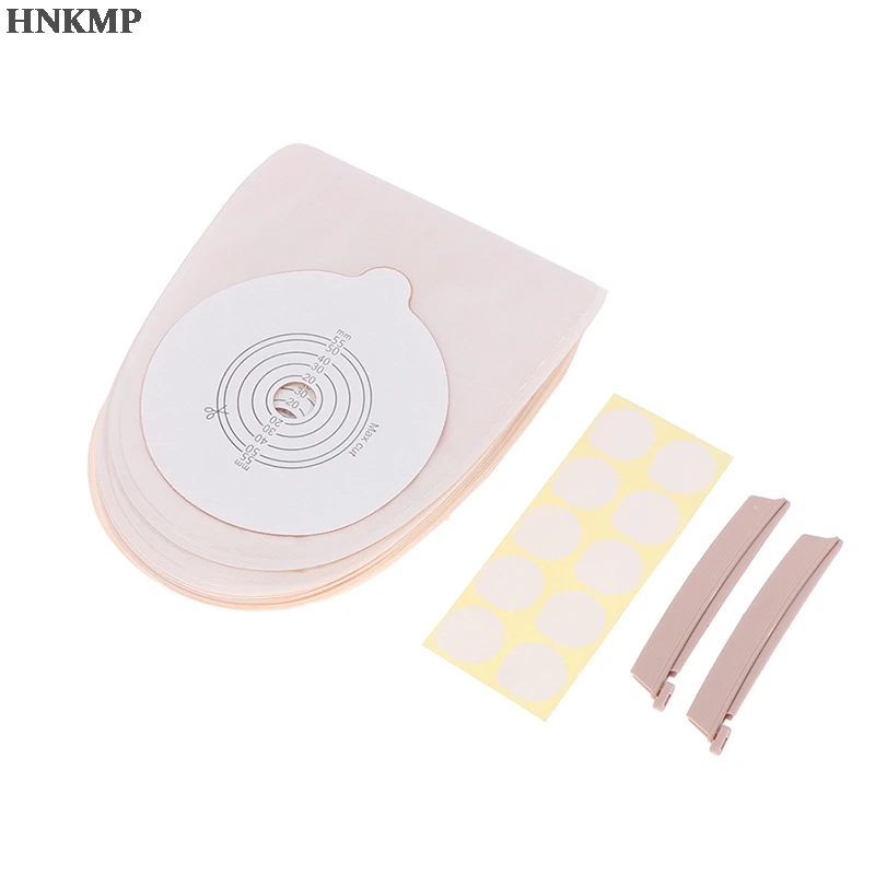 

One-piece System Ostomy Pouch Clip Closure Economical Drain Valve Colostomy Bags Disposable stool bag colostomy bag/30 pieces