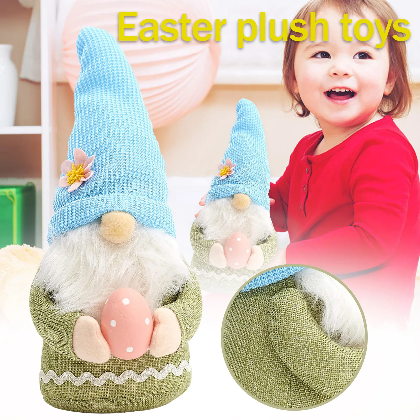 

Reusable Figurines Easter Gnome Plush Doll Decorations Handmake Scandinavian Tomte Reusable Home Decoration