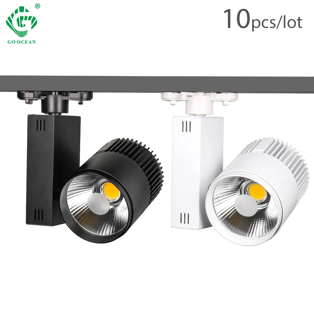 20 Вт светодиодный Трек свет современный трек люминиевая лампа рельс прожекторы