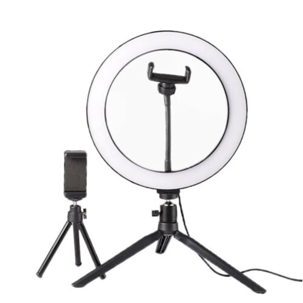 Диммируемая светодиодная кольцевая лампа Travor 10 дюймовый Настольный светильник с