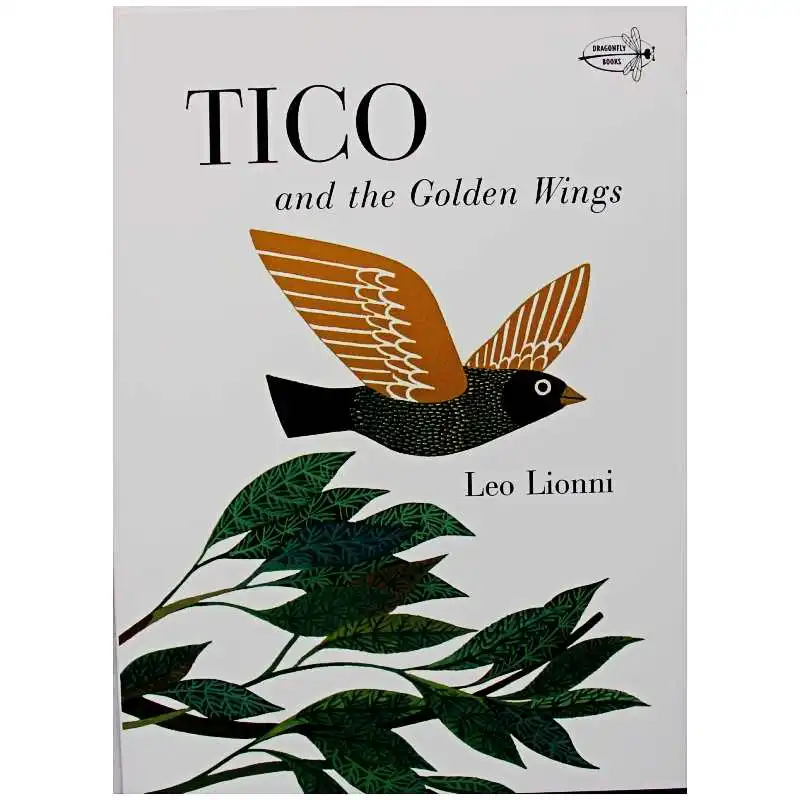Tico and the Golden Wings By Leo Lionni обучающая английская книга с картинками карта для детей