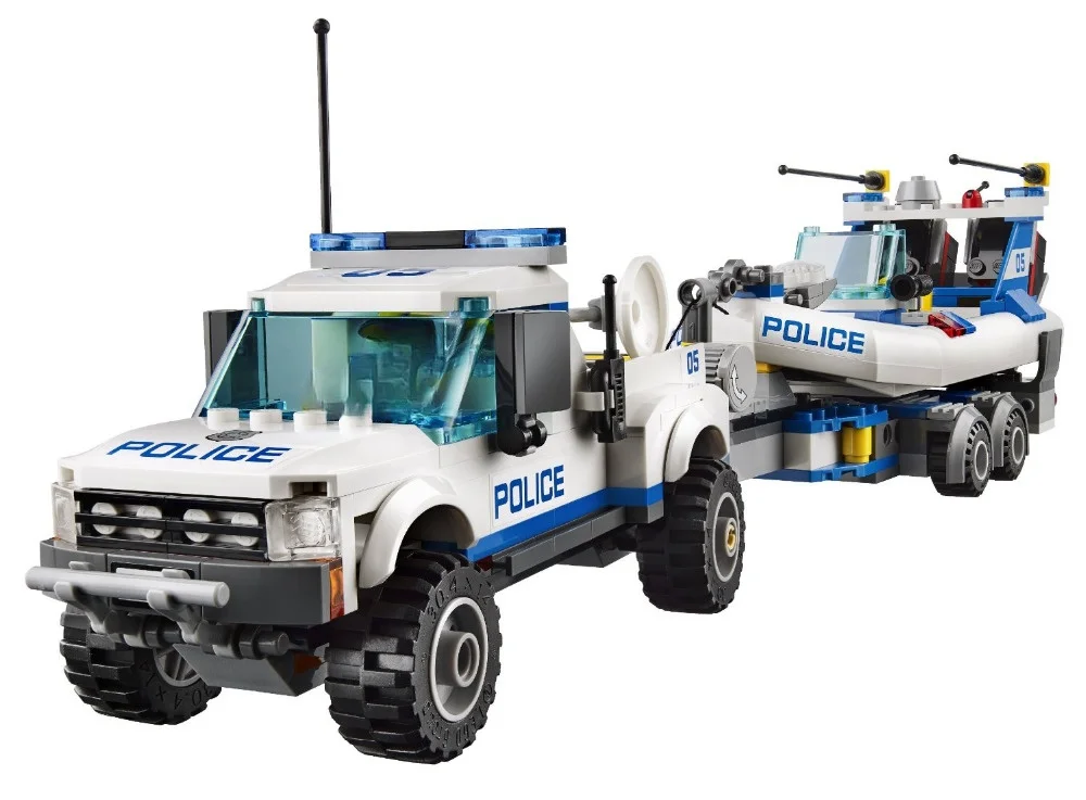 

10421 60045 City Police Patrol Car Building Block 409pcs Bricks Toys Children birthday Gifts