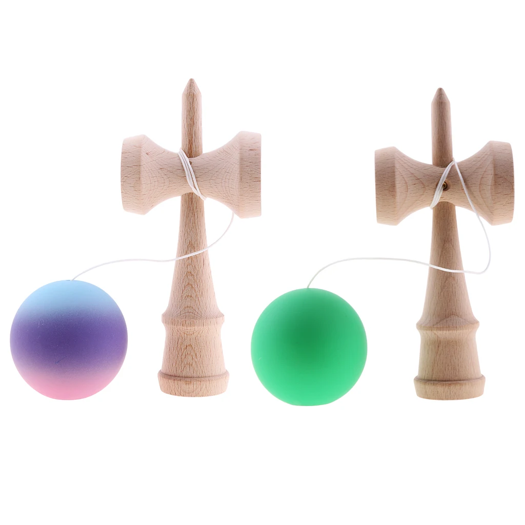 18 см деревянные Kendama умелые жонглирование мяч игрушка для детей взрослых День рождения Рождественский подарок